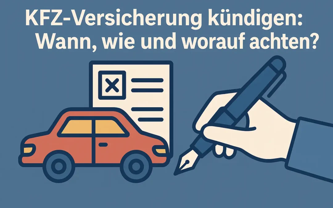 KFZ-Versicherung kündigen: Wann, wie und worauf achten?