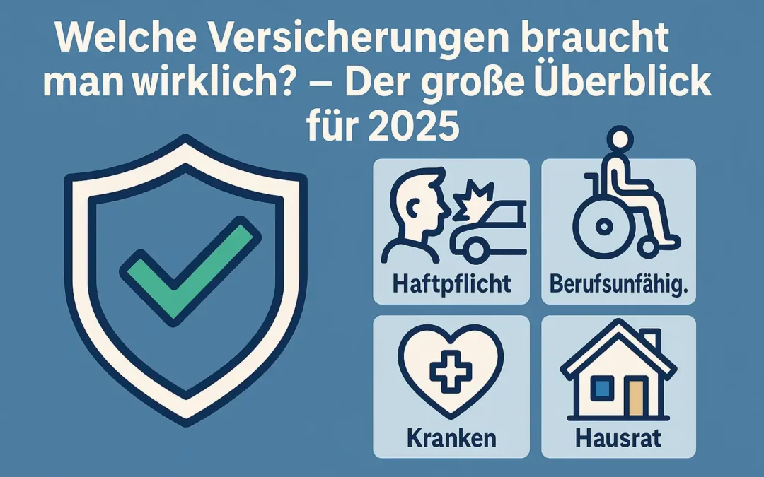 Welche Versicherungen braucht man wirklich? – Der große Überblick für 2025