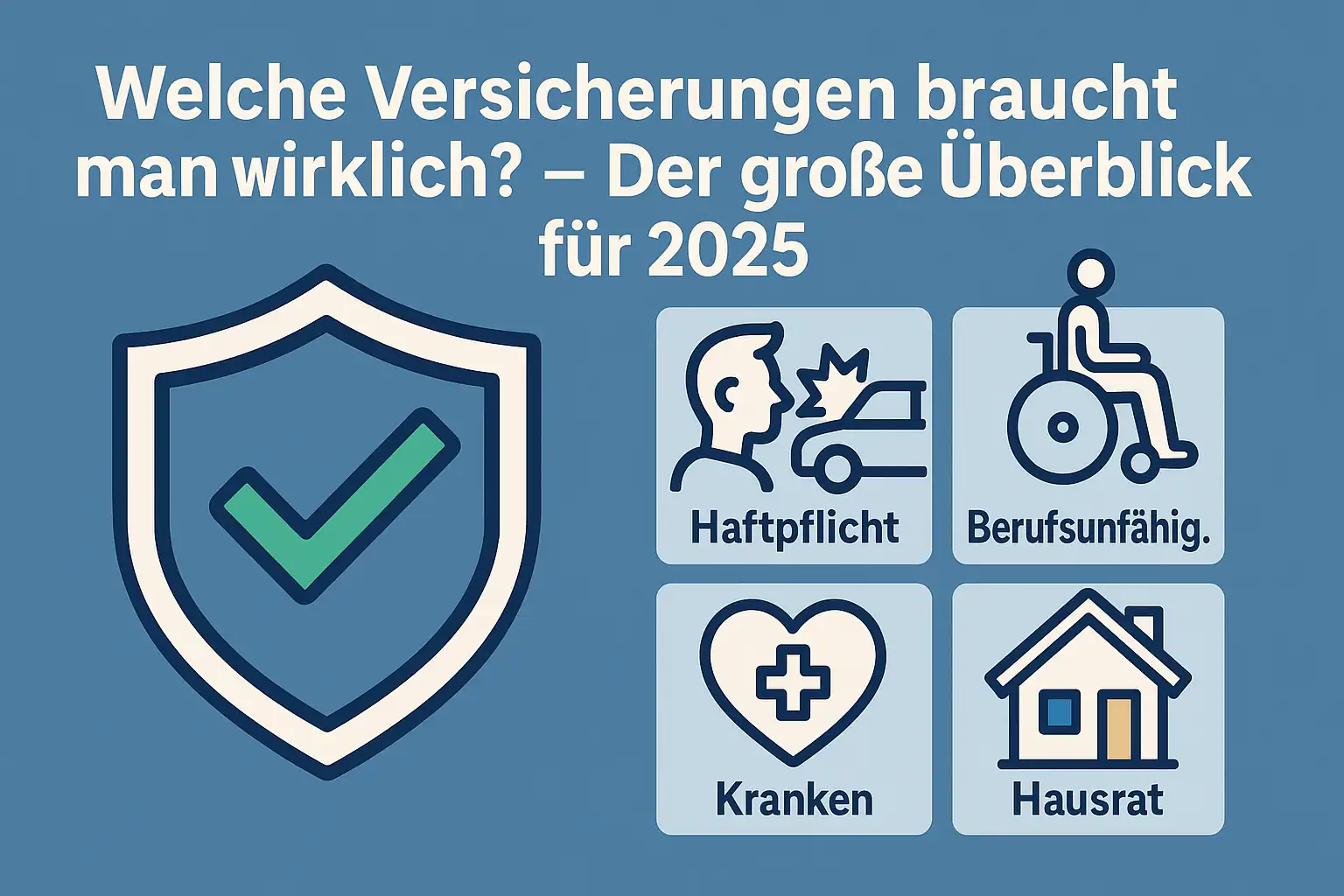Welche Versicherungen braucht man wirklich? – Der große Überblick für 2025
