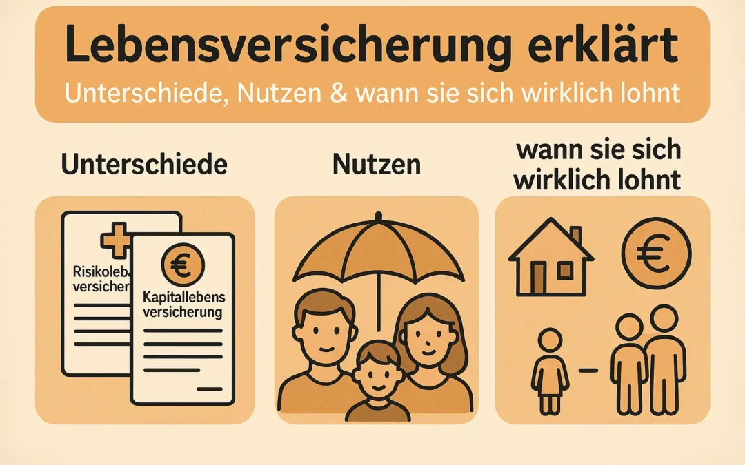 Lebensversicherung erklärt: Unterschiede, Nutzen & wann sie sich wirklich lohnt