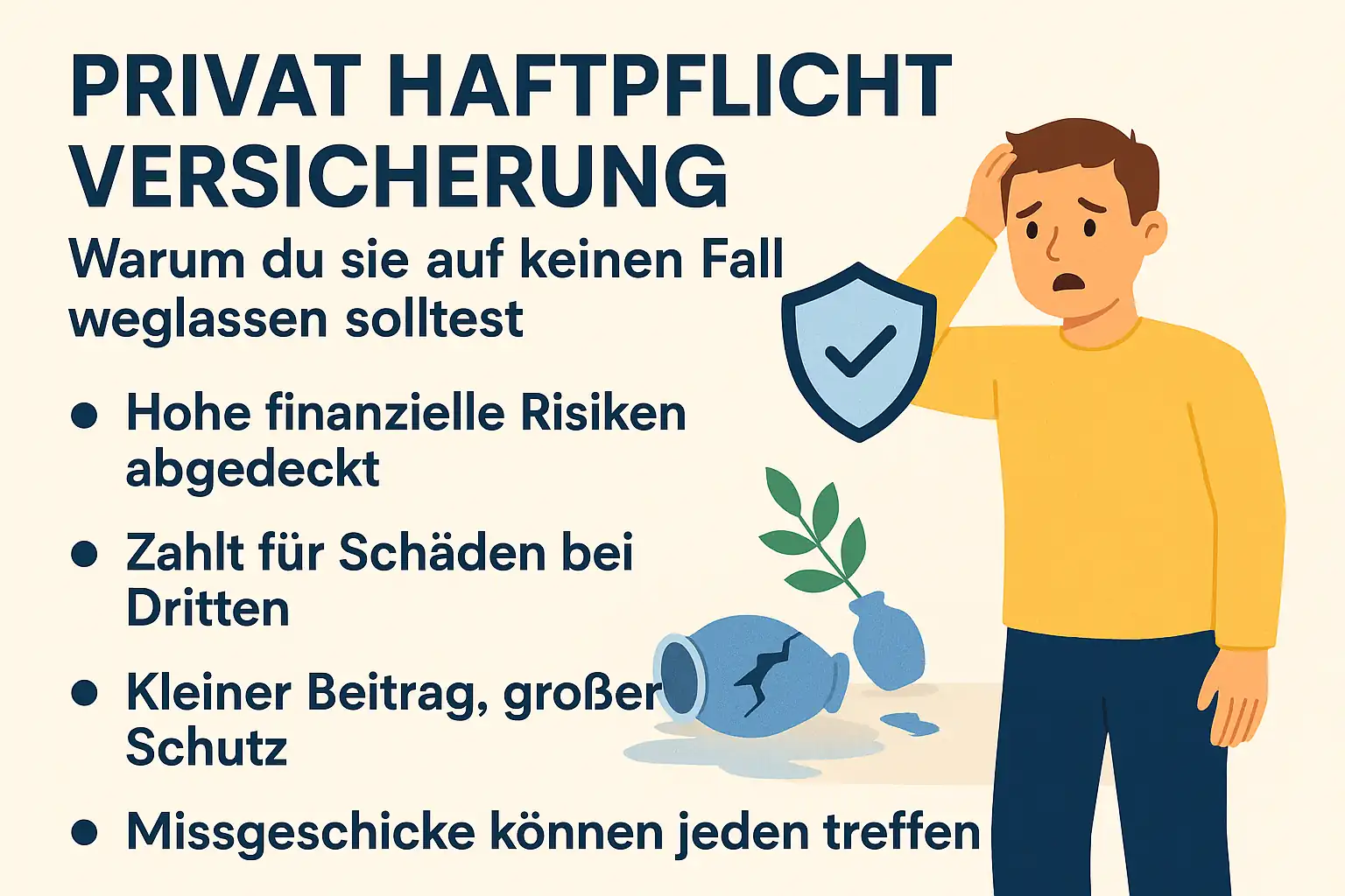 Private Haftpflichtversicherung: Warum du sie auf keinen Fall weglassen solltest